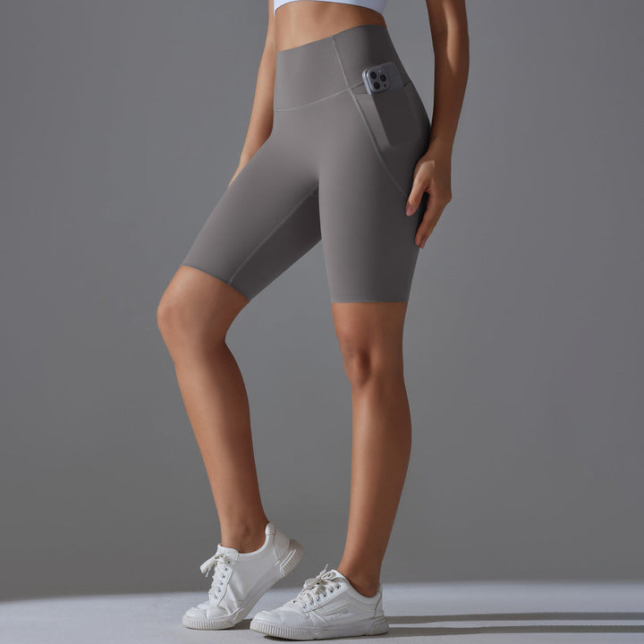 Women's Cycling Shorts with High Waist and Practical Side Pockets Lune London