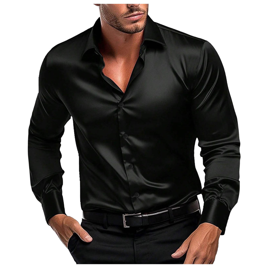 Men's Elegant Long Sleeve Shirt in Fine Fabric Lune London