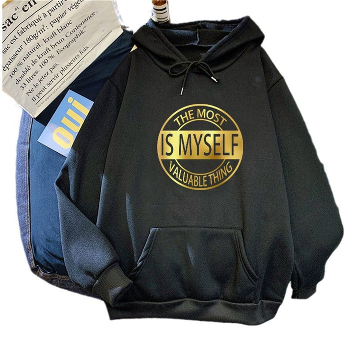 Women's hoodie with inspiring lettering Chic & Stil
