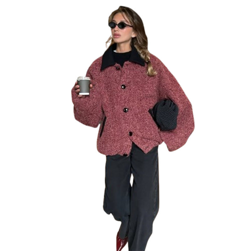 Oversized wool jacket for women Lune London