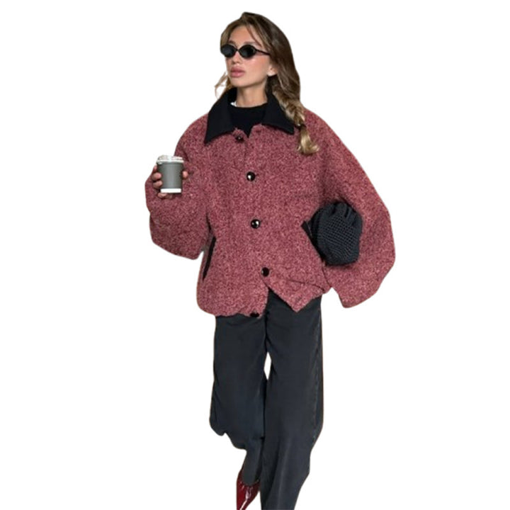 Oversized wool jacket for women Lune London