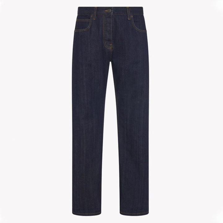 Jeans droit pour femmes avec taille haute Chic & Stil