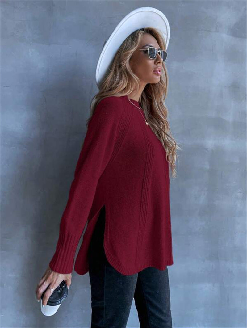 Ladies Oversized Knitted Sweater Lune London
