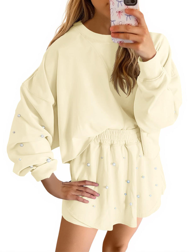 Ladies Sweatshirt and Skirt Sporty Set Lune London