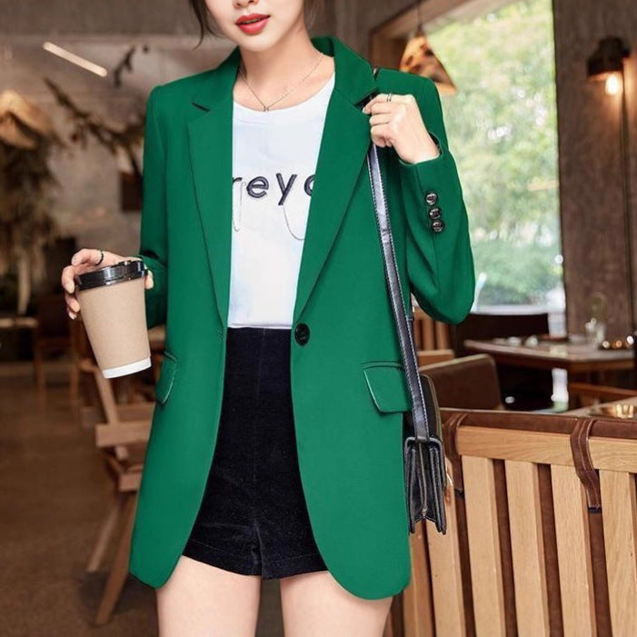 Blazer moderne pour femmes à revers hauts Chic & Stil