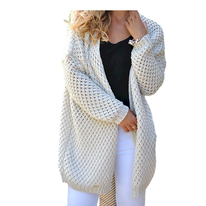 Women knitted chunky stitch vest with a structure as well as a relaxed fit Lune London