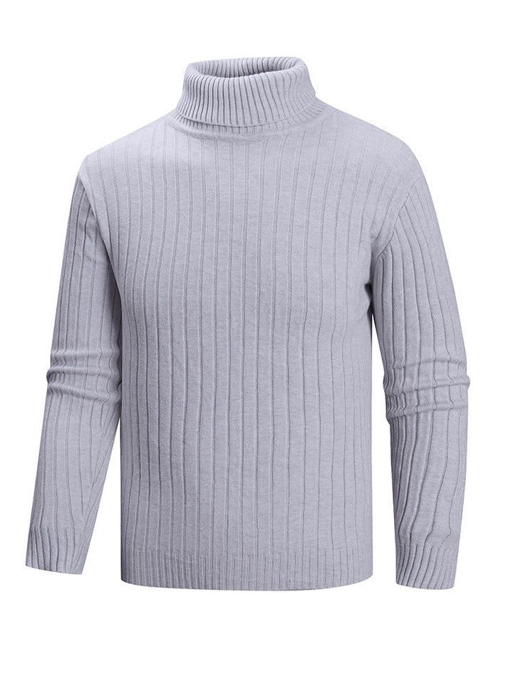 Men's Turtleneck Sweater Made Of High-Quality Fine Knit Lune London