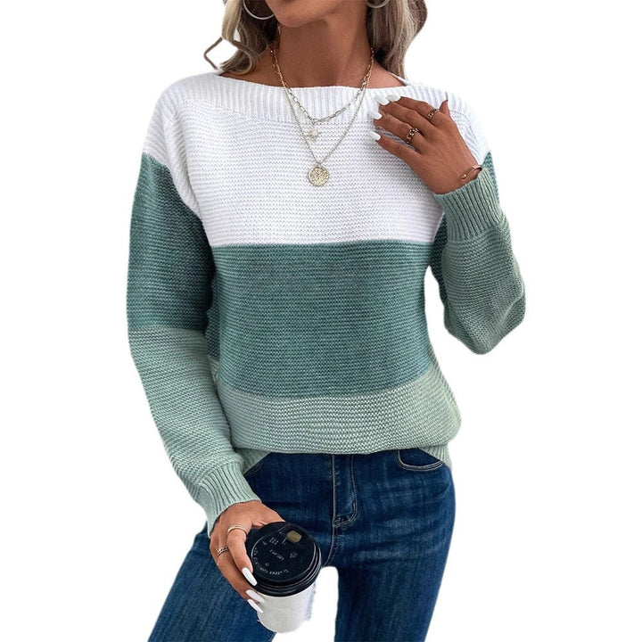 Lune London | Women Classic Sweater with Striped Pattern