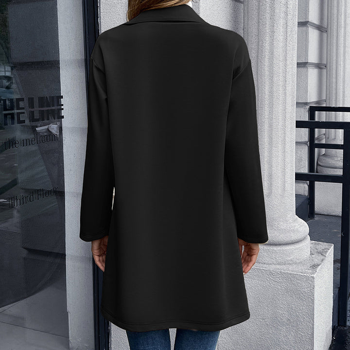 Elegant oversized blazer jacket for women with double-breasted buttons and practical pockets Lune London