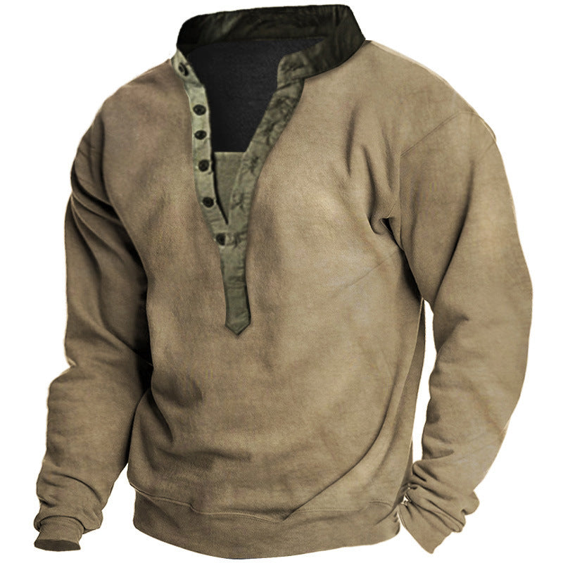Long sleeve shirt for men with elegant button closure and practical chest pocket Lune London
