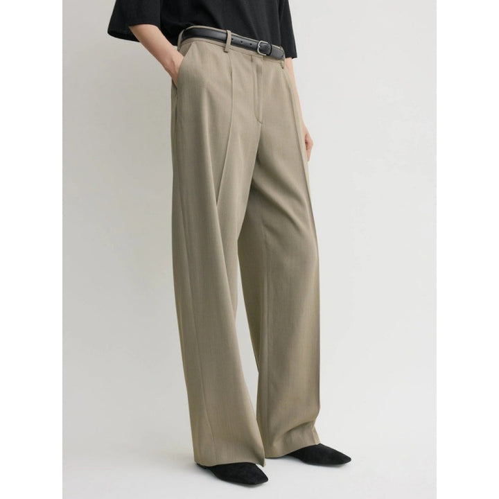 Pantalons de bureau pour femmes élégants et à coupe large Chic & Stil