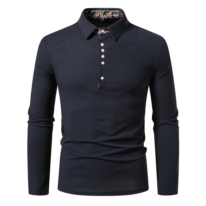Elegant long-sleeved shirt for men with practical chest pockets Lune London