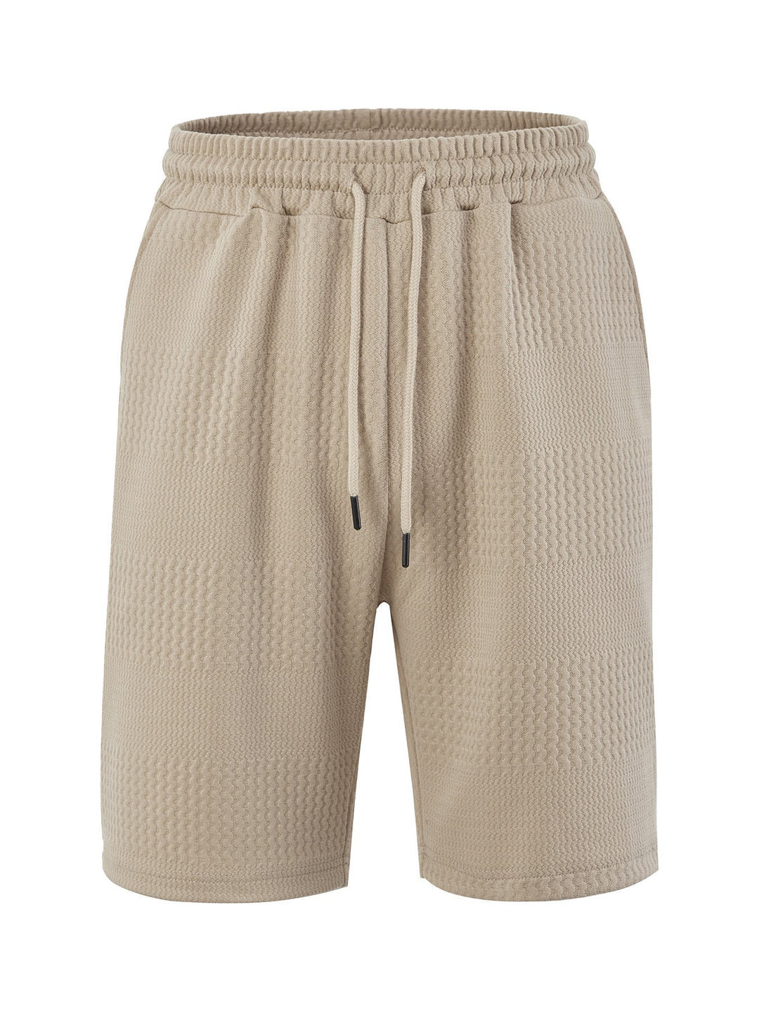 Men's Sporty Shorts with Innovative Texture and Elastic Waistband Lune London