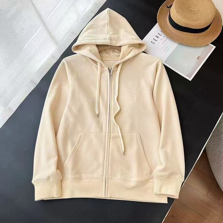 Veste à capuche structurée pour femmes avec zip intégral Chic & Stil