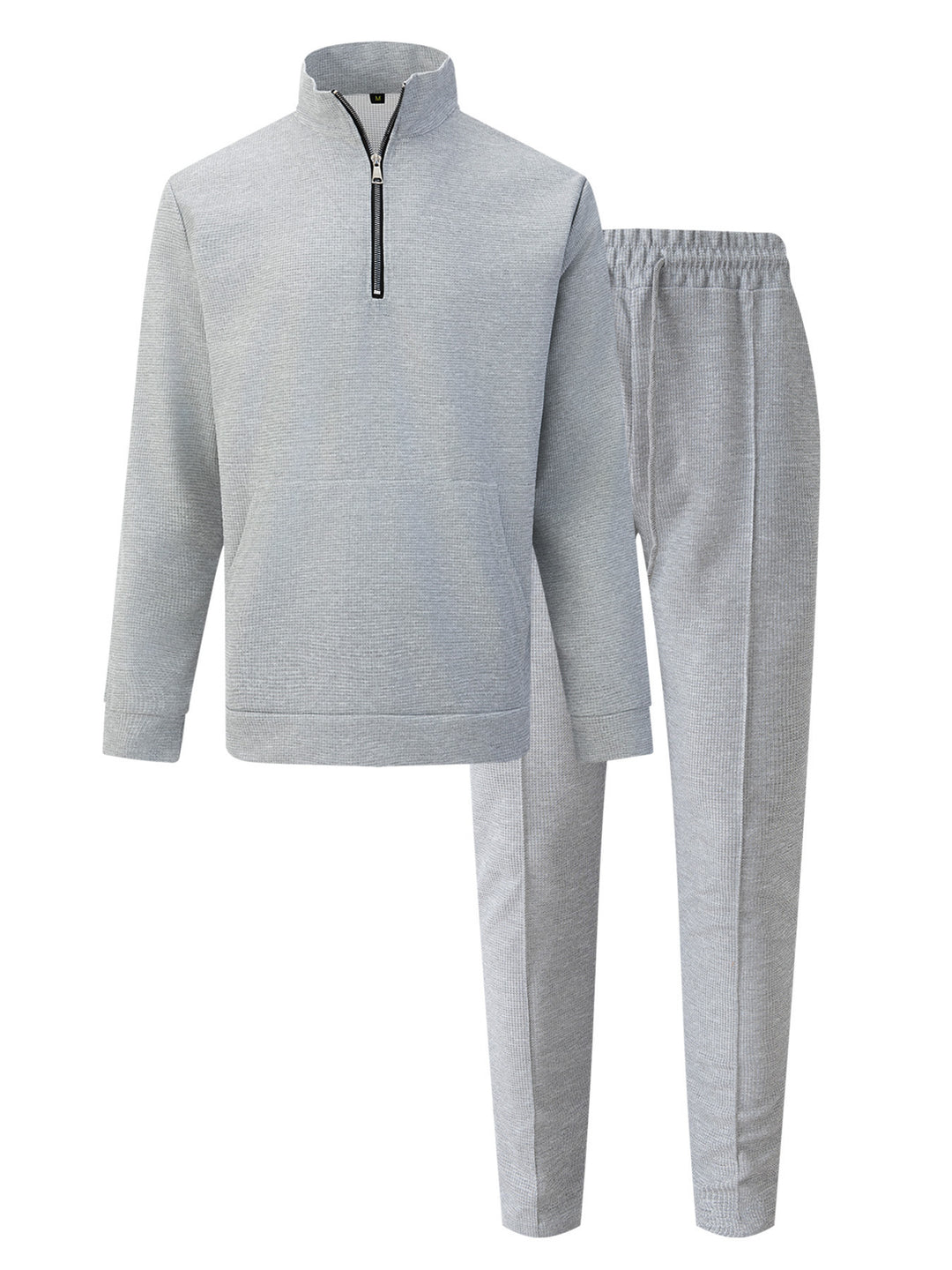 Men's sporty zip-up sweatshirt with comfortable jogger pants Lune London