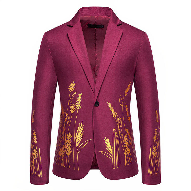 Veste élégante pour hommes avec broderies florales Lune London