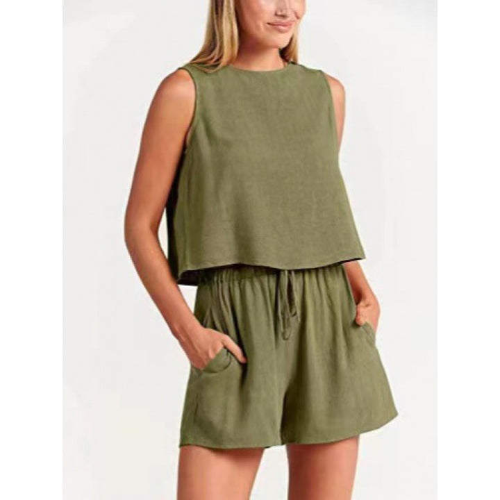 Lune London Women's Casual Two-Piece Shorts Set