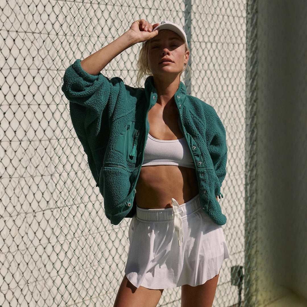 Elegant and comfortable fleece jacket for women Lune London