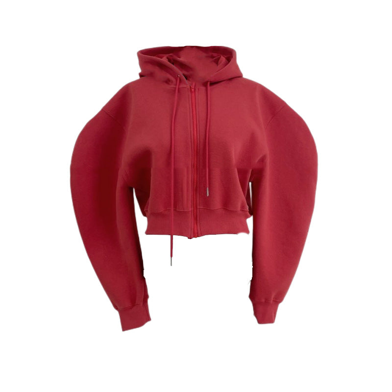 Haut de hoodie décontracté pour femme avec des manches volumineuses Chic & Stil