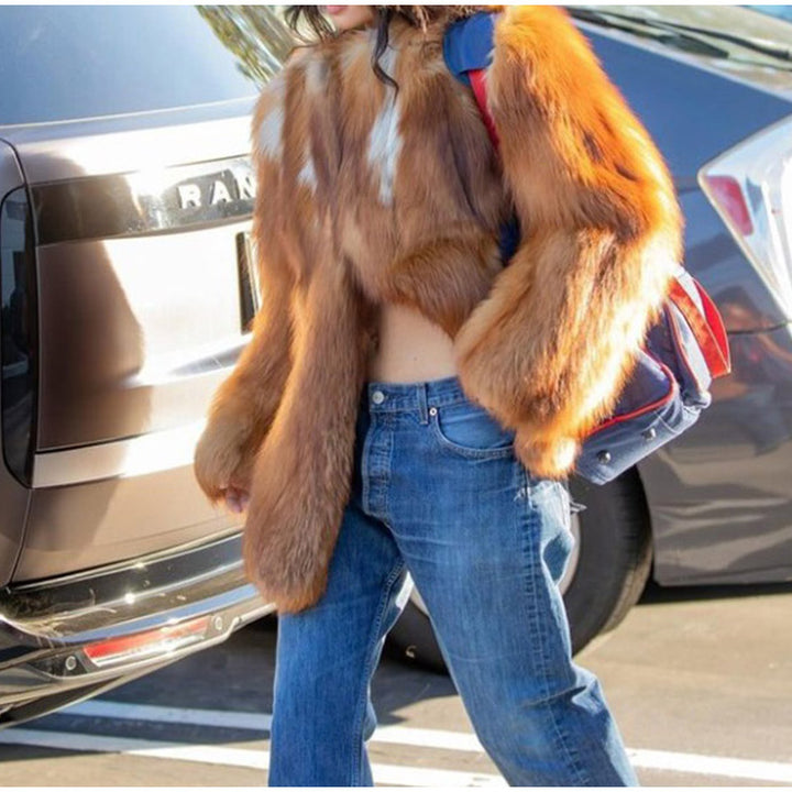 Ladies Lune London Faux Fur Jacket