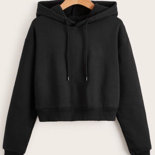 Lune London Casual Cropped Hoodie for Women