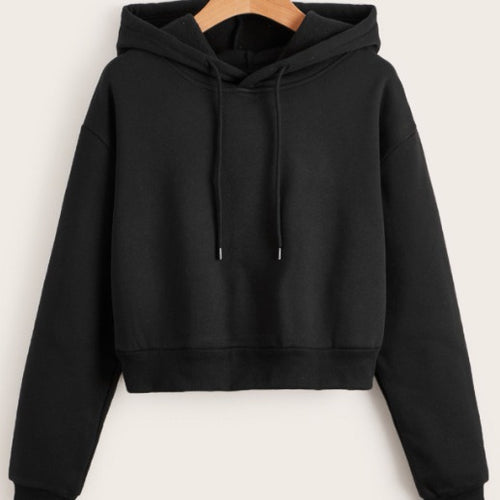 Lune London Casual Cropped Hoodie for Women