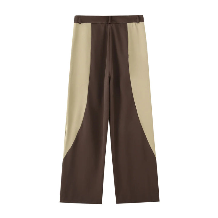 Cropped jacket for women and chic and stylish pants set