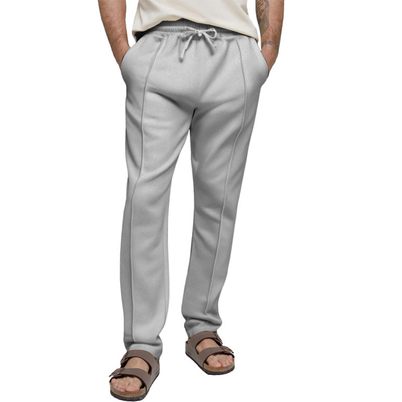 Sport Leisure Pants for Men with Elastic Waist and Side Pockets Lune London