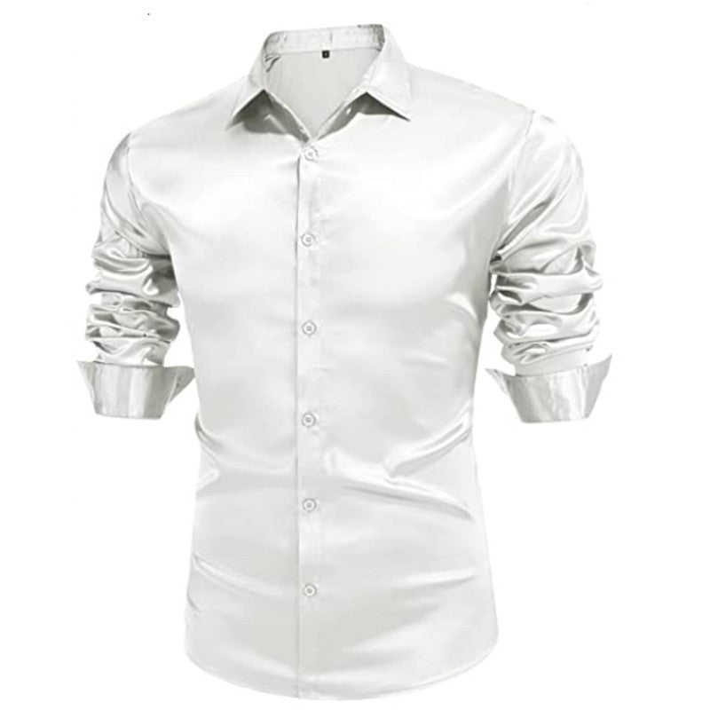 Men's Elegant Chic Satin Shirt