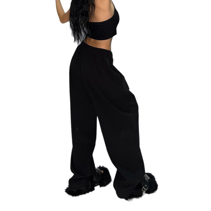 Women's comfortable leisure pants with elastic waistband and wide fit Chic & Stil