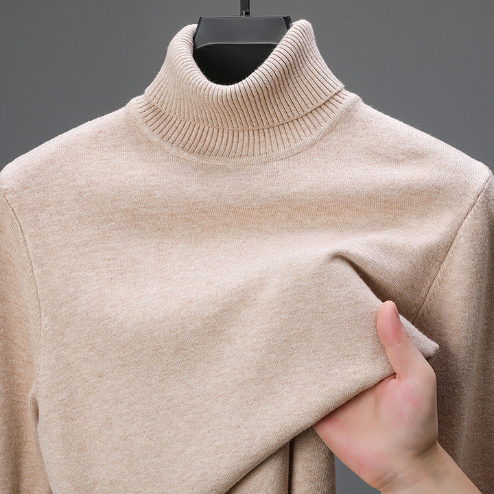 elegant ribbed sweater for men in high quality cotton Lune London
