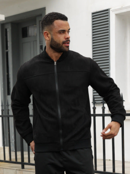 Casual track jacket for men with a sporty design and practical pockets Lune London