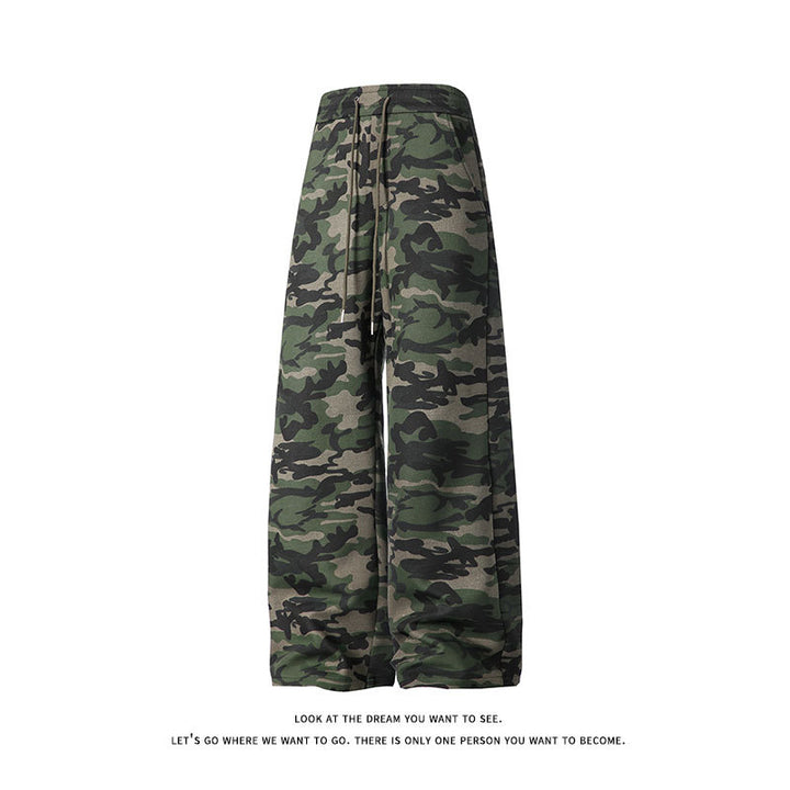 Lune London casual leisure pants for women in camouflage style