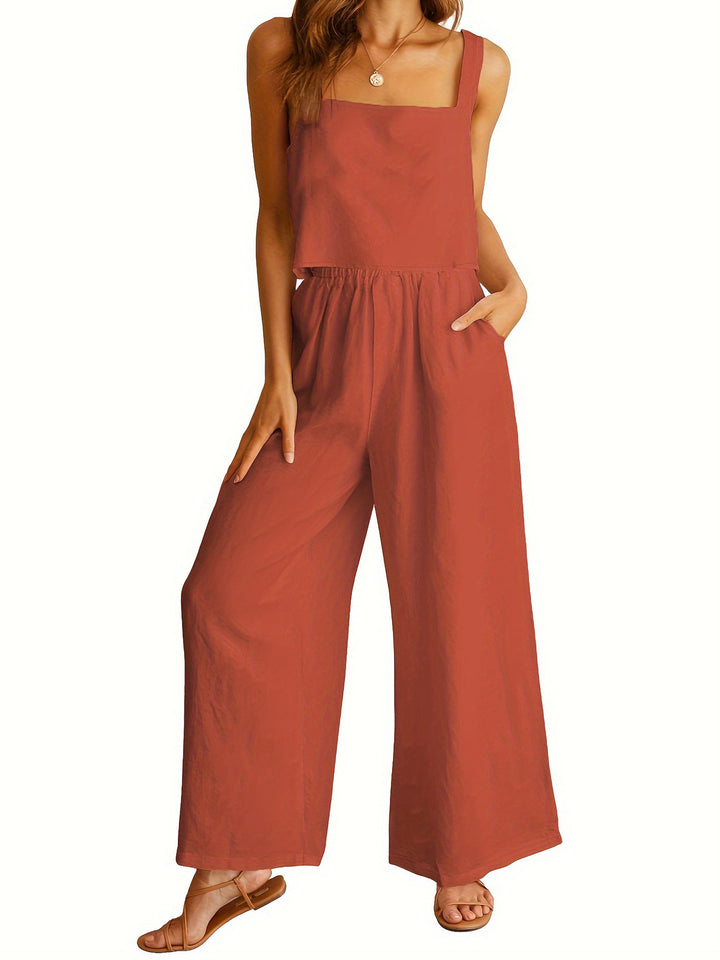 Casual outfit for women with wide legs and practical pockets Lune London