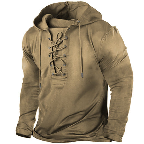 Men's hoodie with innovative lace design and thermal functionality Lune London