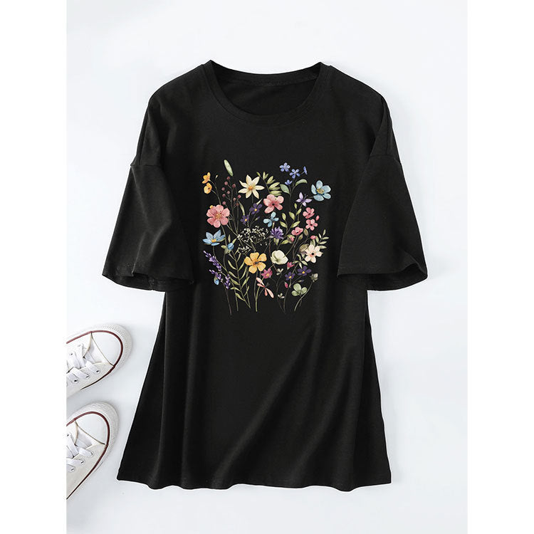 Chemisier d'été décontracté pour femmes avec imprimé floral Chic & Stil