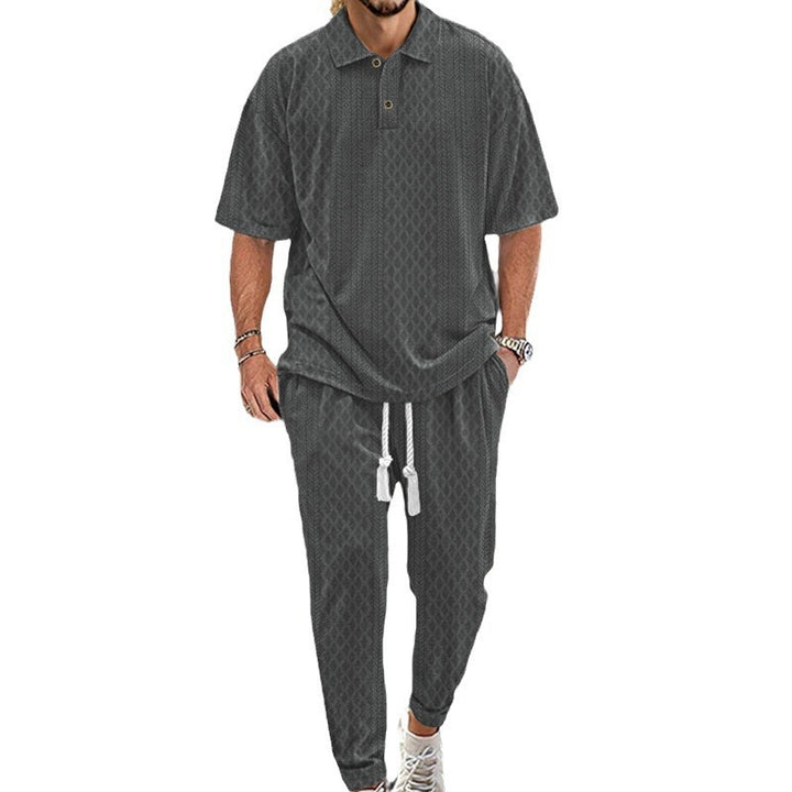 Casual tracksuit for men with modern fit and elastic waistband Lune London