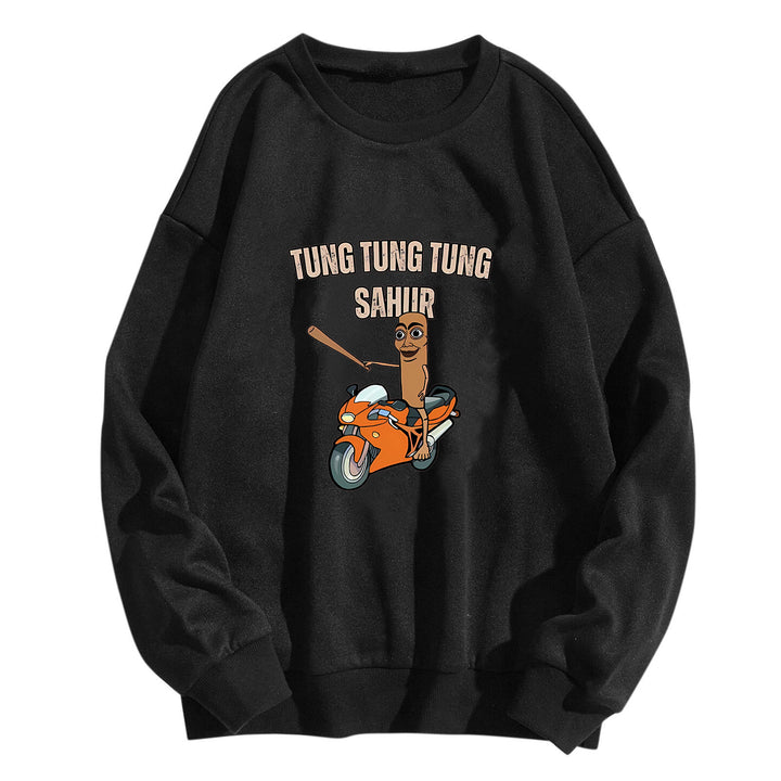 Women's casual sweatshirt with funny graphic design Chic & Stil