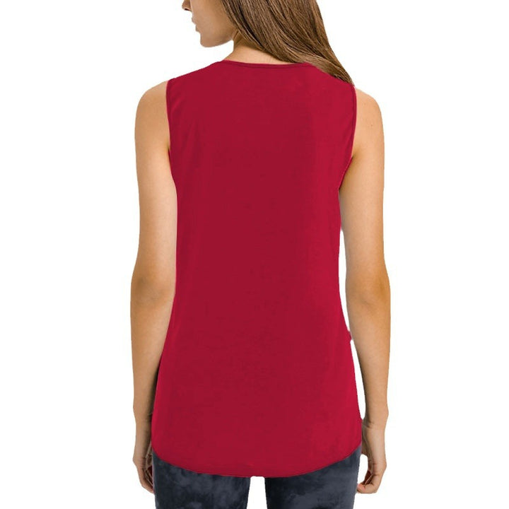 Sleeveless tank top for women with decorative V-neckline and casual fit Lune London