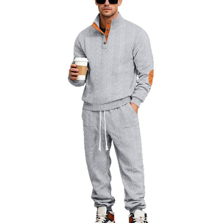 Men's comfortable knitted sweater and tracksuit set Lune London