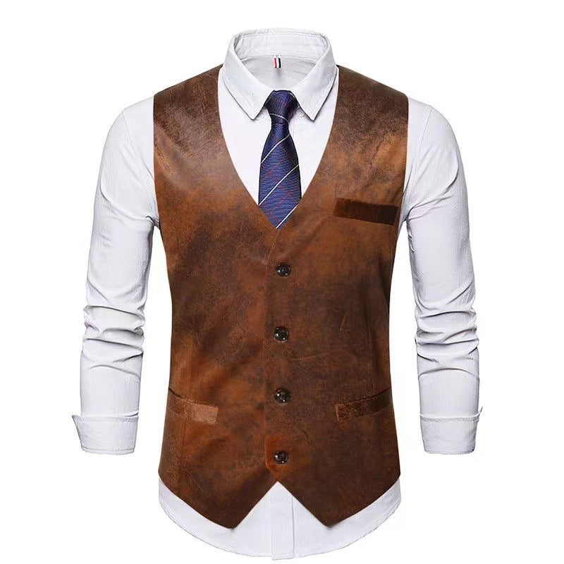Stylish jacket for men with leather accents and practical pockets Lune London