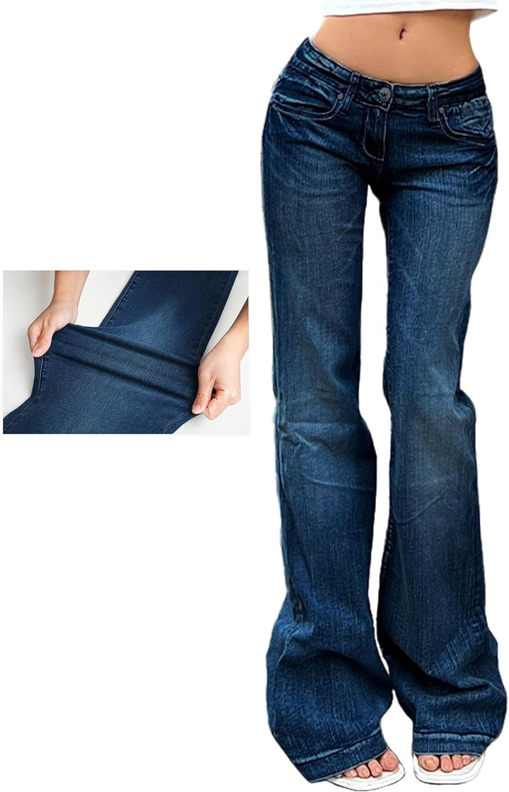 Women Bootcut Jeans with flexible fit and high waist Lune London