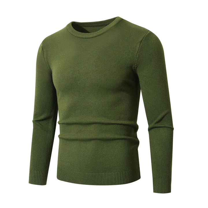 Fine knit sweater for men with classic round neckline Lune London