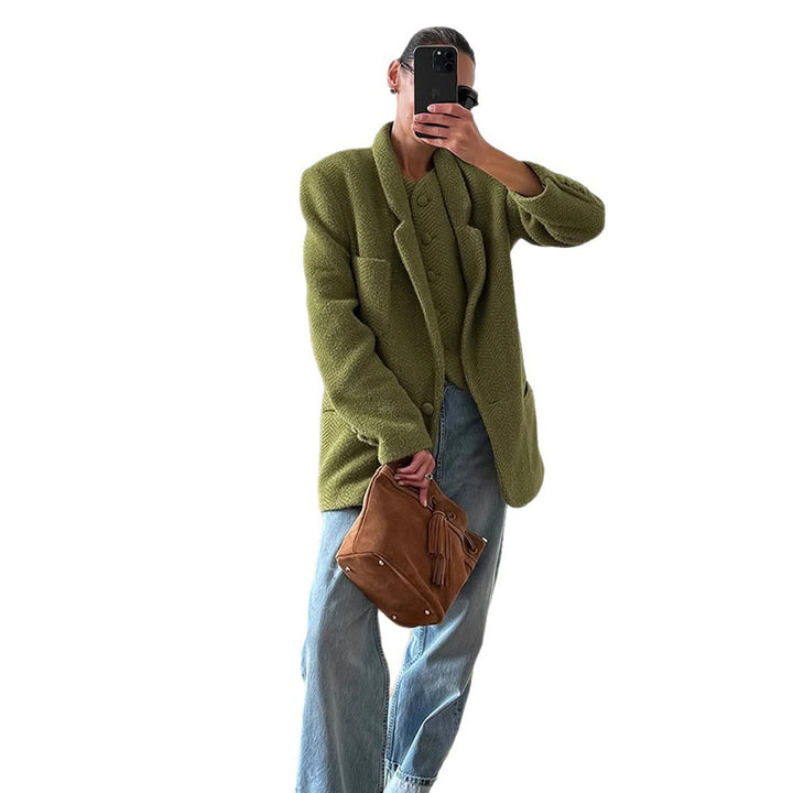 Lune London oversized casual blazer for women made of high-quality material