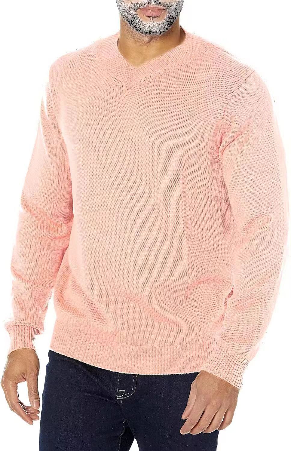 V-neck knit sweater for men Lune London