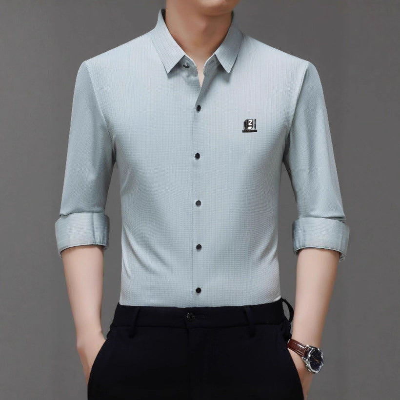 Elegant shirt for men with a textured design and modern accents Lune London