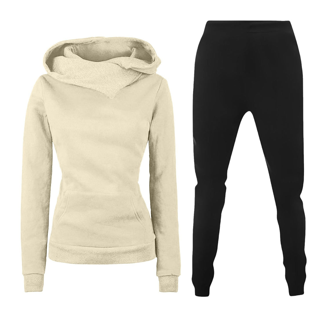 Ladies hoodie and chic style sports jumpsuit