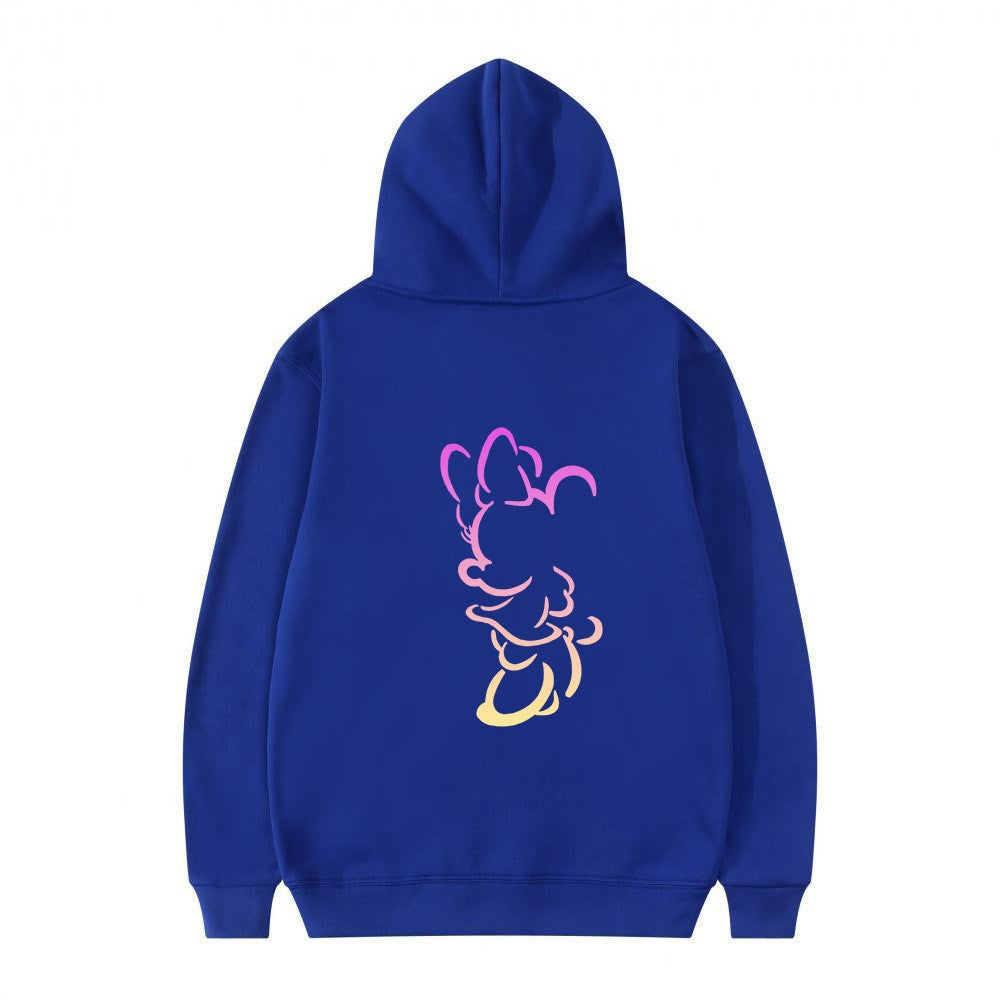 Women's hoodie with artistic cloud design and soft inner lining Chic & Stil