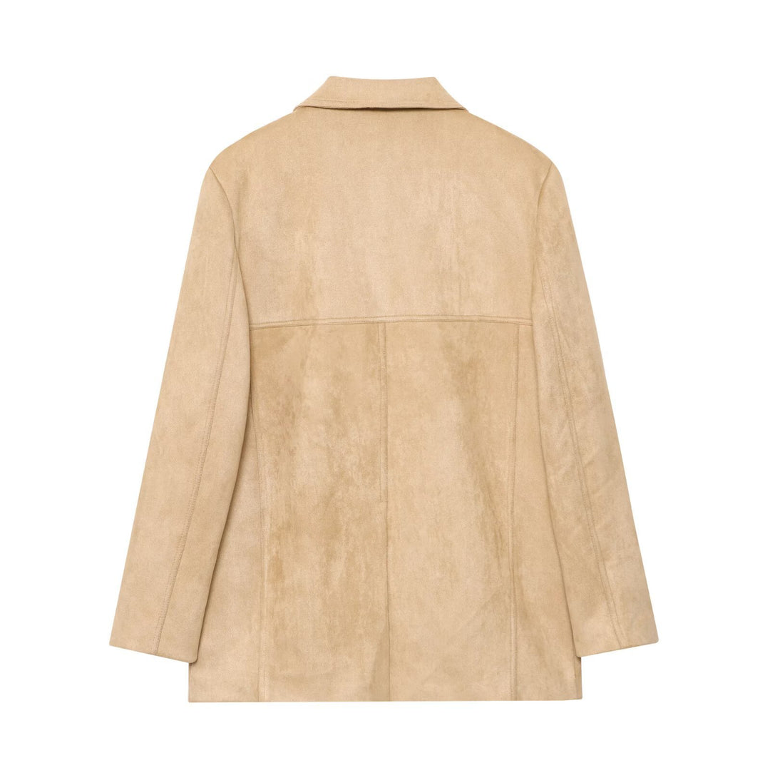 Ladies elegant faux leather jacket Lune London