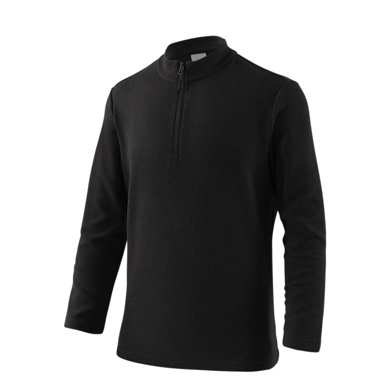 Pull Freizeit pour hommes avec col montant et fermeture éclair Lune London